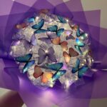 دسته گل پروانه ای چراغ دار شماره 01