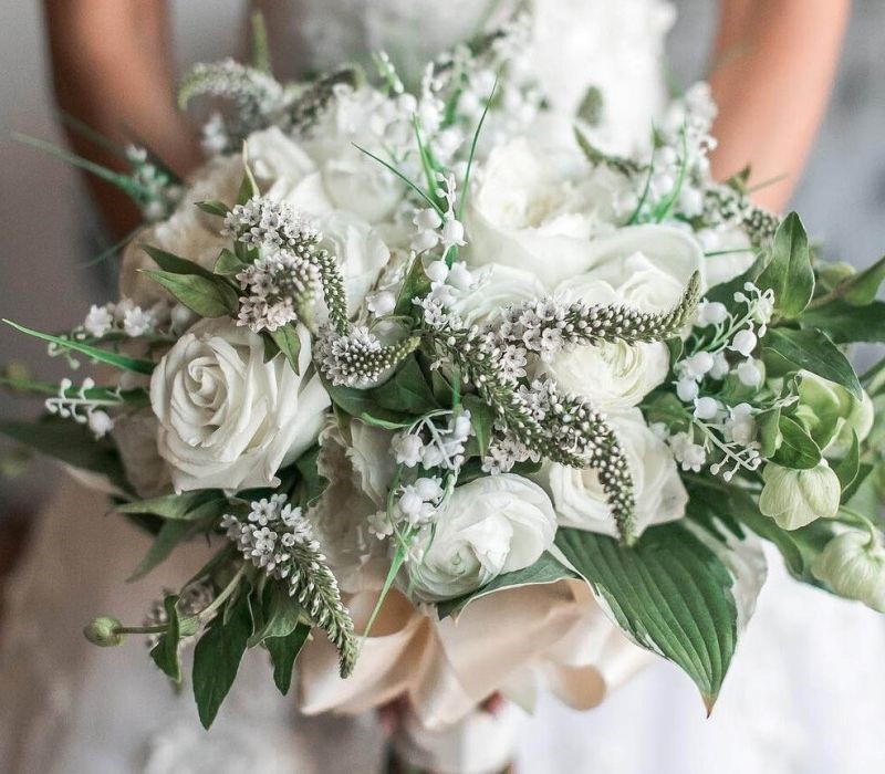 ترند گل ارایی برای عروس