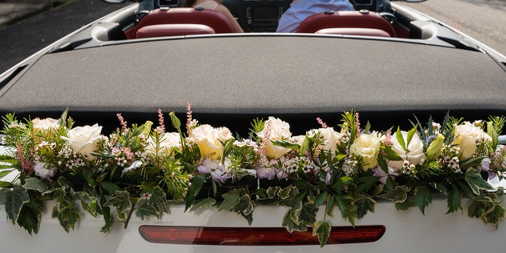 جدیدترین گل آرایی ماشین عروس