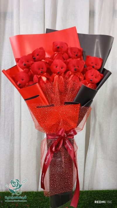 بوکت خرسی دسته گل عروسکی