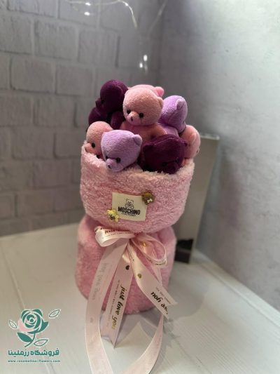 دسته گل عروسکی