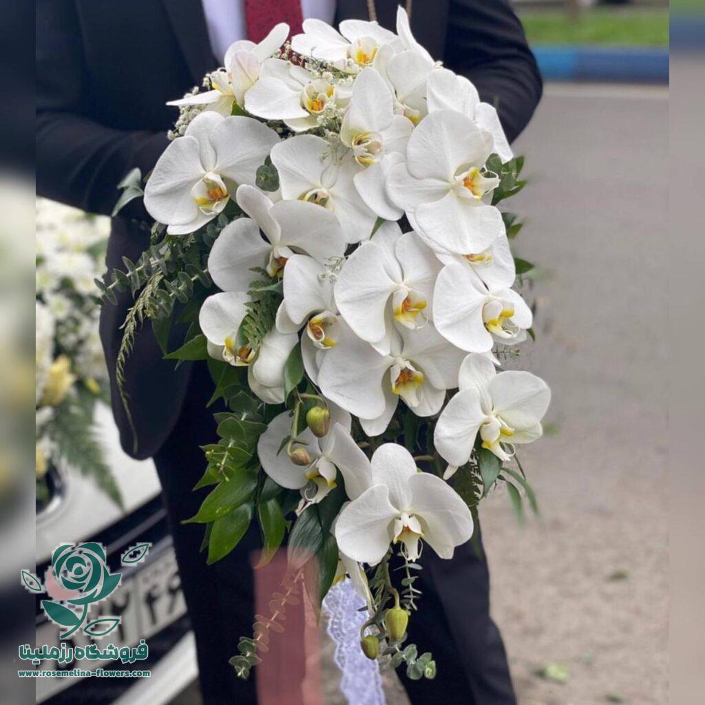 دسته گل عروس ارکیده