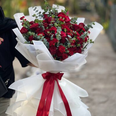 دسته گل رز