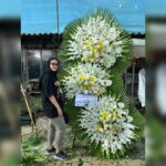 تاج گل ختم سه طبقه