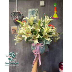 باکس گل شیشه ای