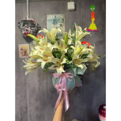 باکس گل شیشه ای