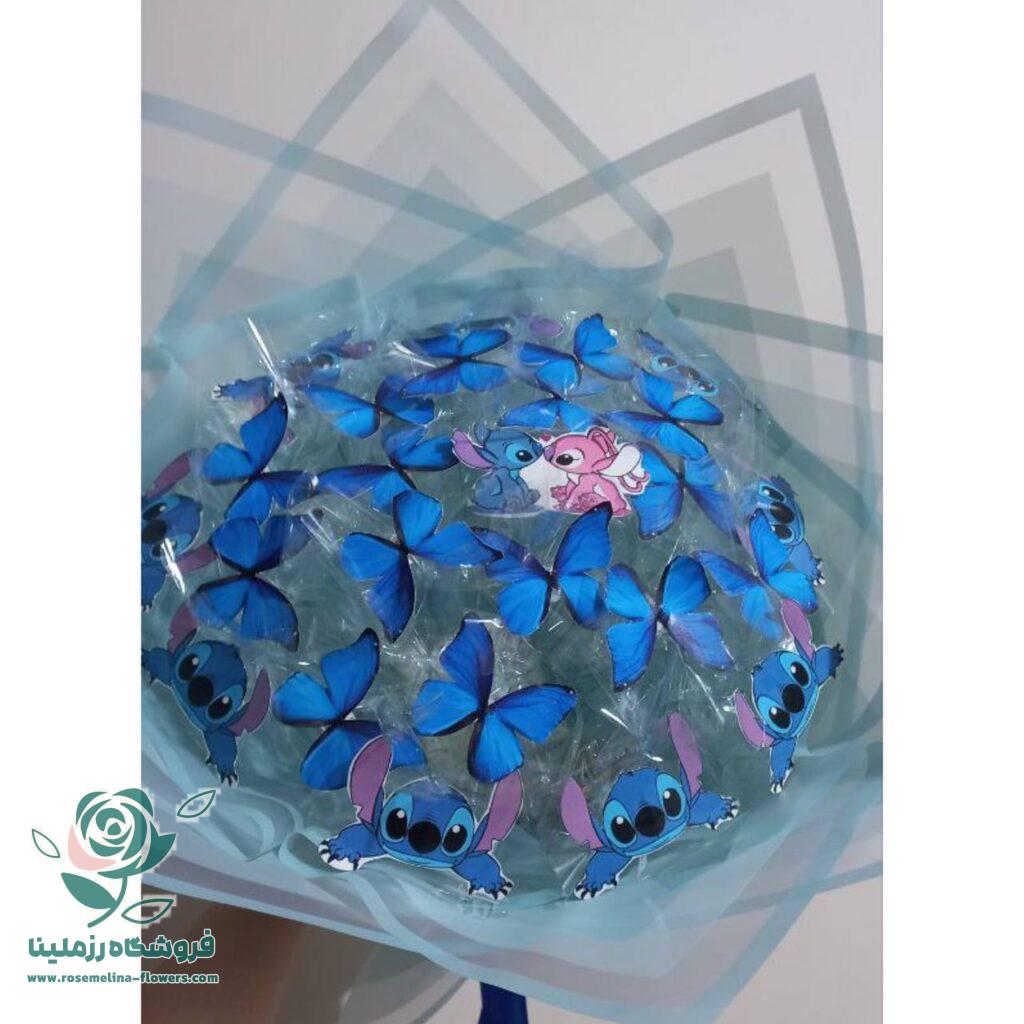 دسته گل پروانه و استیج