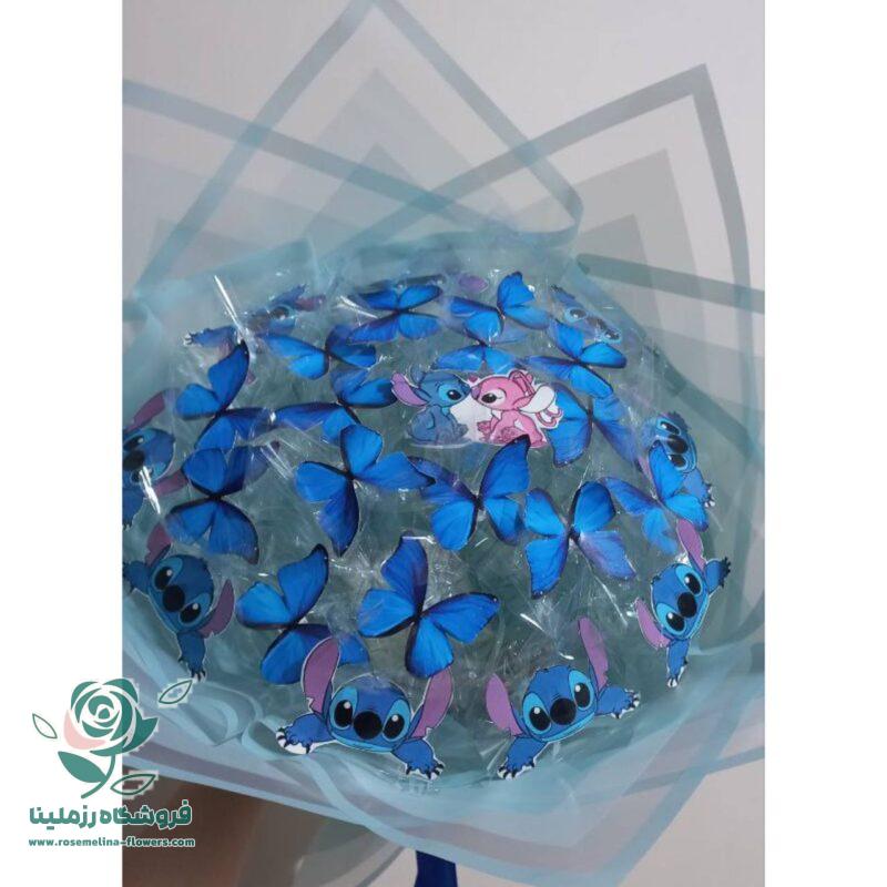 دسته گل پروانه و استیج