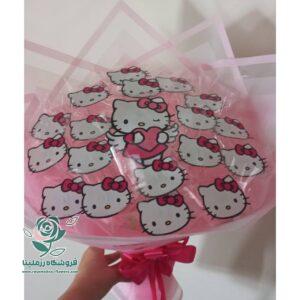 دسته گل هلو کیتی