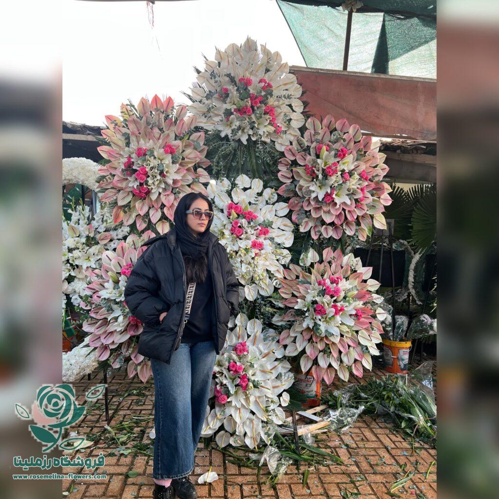 تاج گل افتتاحیه ۷تیکه لوکس