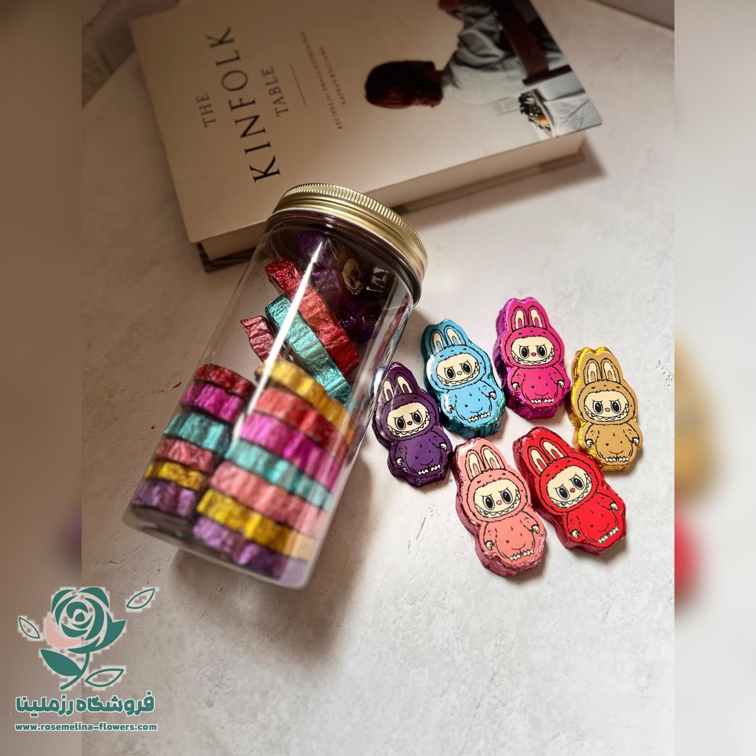 شکلات لبوبو رنگی